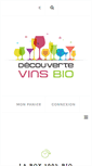 Mobile Screenshot of decouverte-vins-bio.com